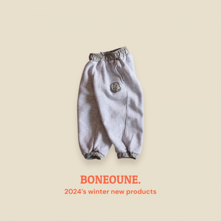 pantaloni copii jogger gri din bumbac captusiti [4]