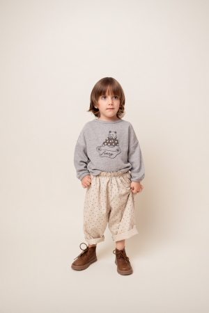 Pantaloni Dots Beige [2]