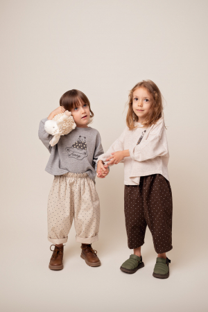 Pantaloni Dots Choco [3]