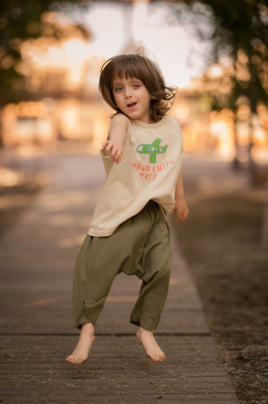 PANTALONI/ BLUGI - Pantaloni HAREMO GREEN