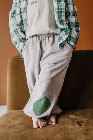 Pantaloni din bumbac, în stil minimalist [2]