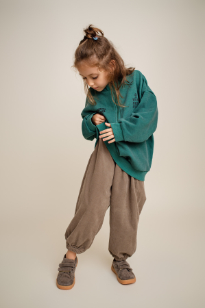 Pantaloni jogger reiat bej copii | Nanou [1]