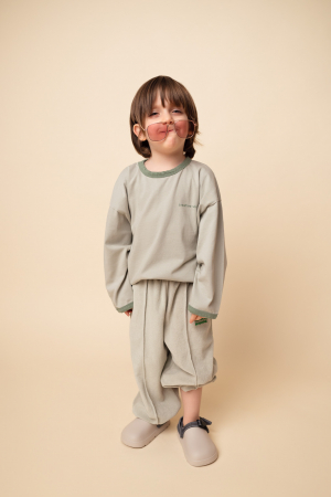 Pantaloni TERRY Latte [1]