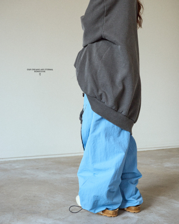 Pantaloni copii WINDBREAKER Blue – water resistant | Nanou [3]