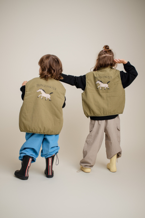 Pantaloni copii WINDBREAKER CARGO – water resistant | Nanou [6]
