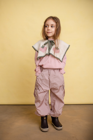 PANTALONI/ BLUGI - Pantaloni WINDBREAKER PALE PINK