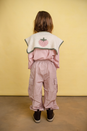 Pantaloni WINDBREAKER PALE PINK [1]
