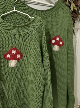 Pulover HANDMADE MUSHROOM -PE COMANDA [3]