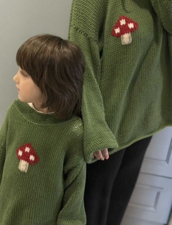 Pulover HANDMADE MUSHROOM MOM EDITION-PE COMANDA [1]