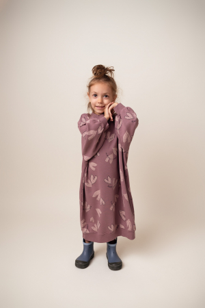 ROCHII/FUSTE - Rochie Leaf Dusty Pink
