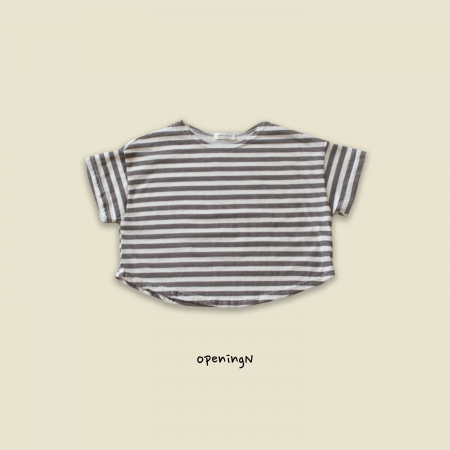 STRIPED GREY Tee [1]