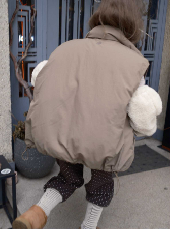 VIEW ALL - Vestă copii puf și pene