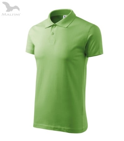 Tricou polo pentru barbati Single J, verde [2]