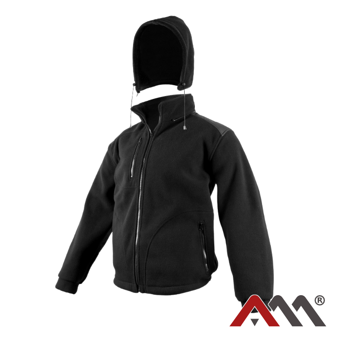 Bluza Polar NEXO gros cu insertii negre de tip Oxford [3]