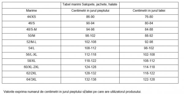 Halat de protectie Classic, nuanta gri, Artmaster [2]