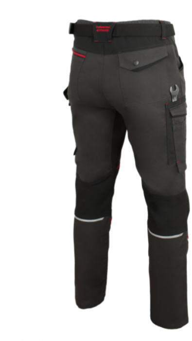 Pantaloni de lucru Dynamic Stretch Slim gri/negru [4]