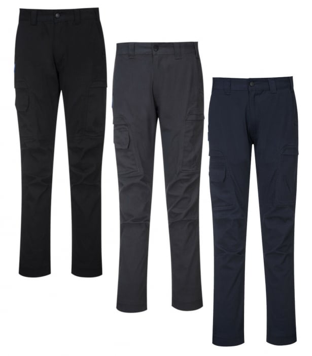 Pantaloni de lucru negru Cargo T801 [11]