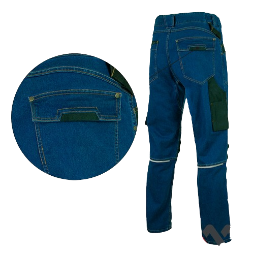 Pantaloni de lucru NEO Jeans Stretch Slim blue [6]