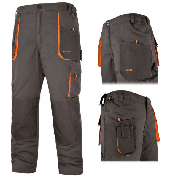 Pantaloni pentru lucru Classic, cusaturi triple , 8 buzunare [3]