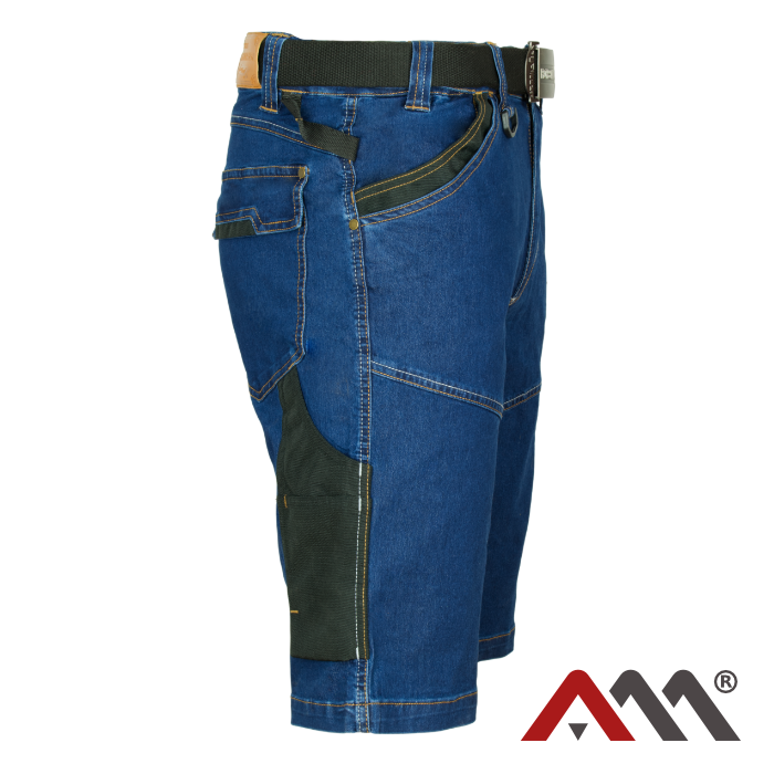 Pantaloni scurti de lucru Jeans Stretch Slim blue [6]