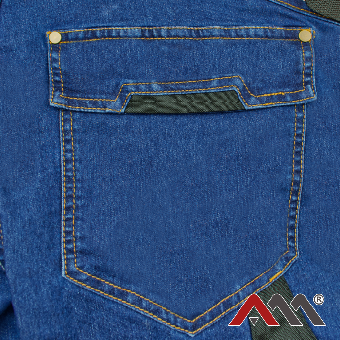 Pantaloni scurti de lucru Jeans Stretch Slim blue [9]