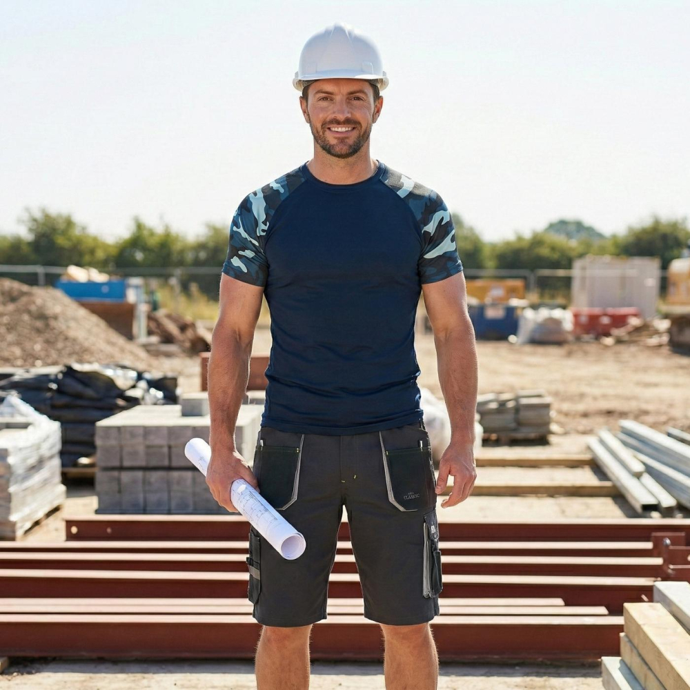 Tricou barbati Viken NB albastru [2]