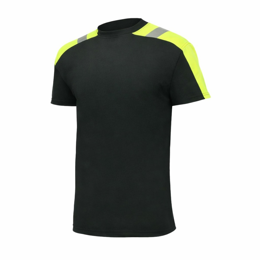Tricou protectie Classwork cu benzi reflectorizante [3]