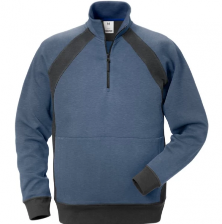 BLUZE PROTECTIE - Bluza hanorac pentru barbati navy cu gri