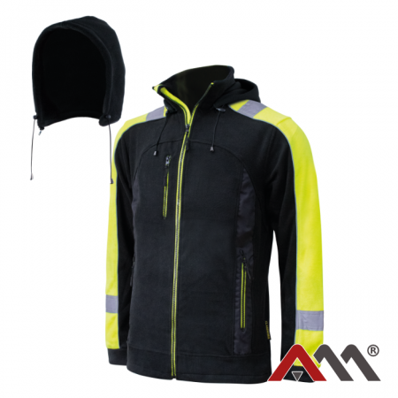 POLARE - Bluza Polar Classwork cu gluga detasabila si elemente reflectorizante