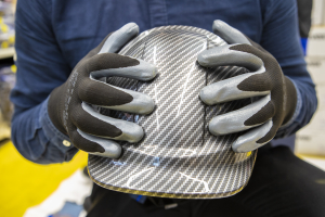 Casca de protectie Endurance, carcasa ABS, nuanta gri carbon [4]