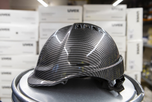 Casca de protectie Endurance, carcasa ABS, nuanta gri carbon [2]