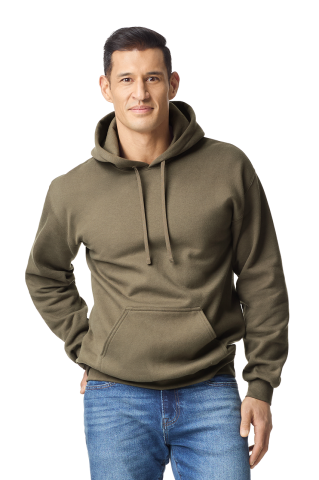 BLUZE PROTECTIE - Hanorac cu interior Fleece si gluga maro
