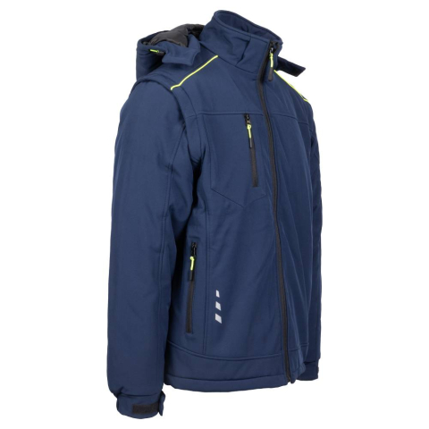 Jacheta de iarna Softshell 2 in 1 WORKFLEX navy [3]