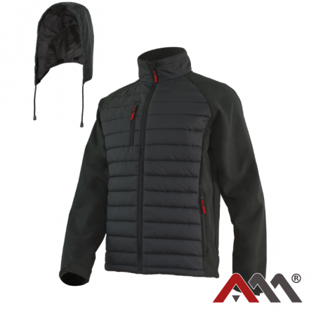 JACHETE PROTECTIE - Jacheta rezistenta la vant din softshell și material Ripstop matlasat