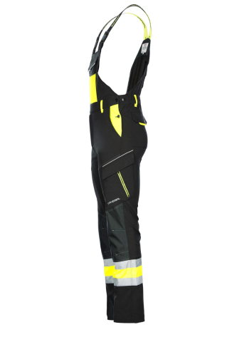 Pantaloni de lucru cu piept Universal din Softshel cu elemente reflectorizante [2]
