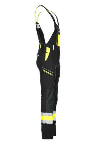 Pantaloni de lucru cu piept Universal din Softshel cu elemente reflectorizante [9]
