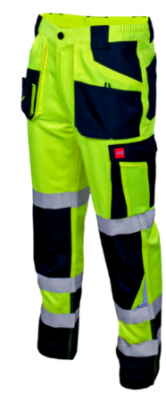 Pantaloni de Lucru Barbati - Pantaloni de lucru FLASHpentru vizibilitate mare galbeni