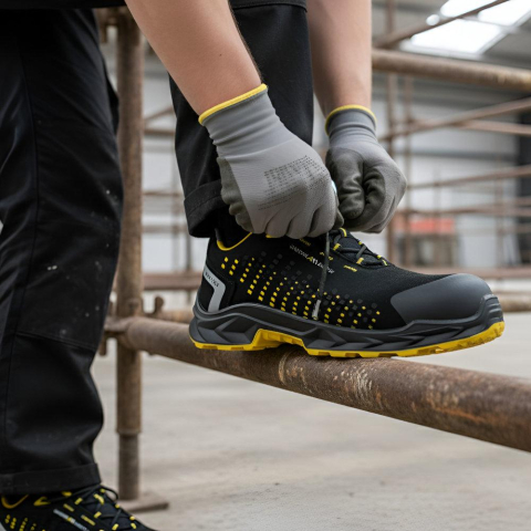 Pantofi de Lucru fara Bombeu Metalic - Pantofi cu bombeu compozit Grfiton 09 MP S3S SR FO+ESD