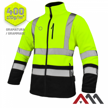 PROTECŢIA CORPULUI - Polar/Hanorac din fleece  cu dungi reflectorizante