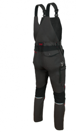 Salopeta de protectie Professional Dynamic Stretch Slim gri/negru [2]