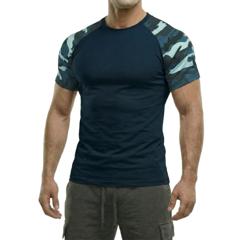 Tricou barbati Viken NB albastru [2]