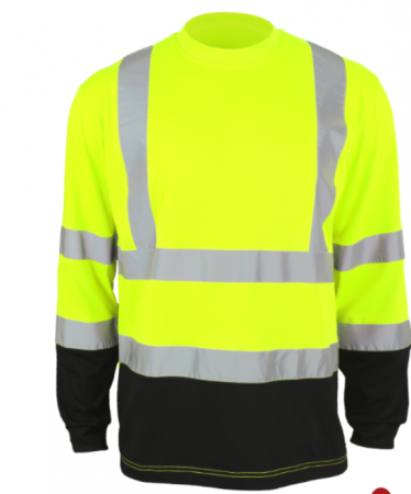 BLUZE PROTECTIE - Bluza/Tricou maneca lunga cu benzi reflectorizante T-REF