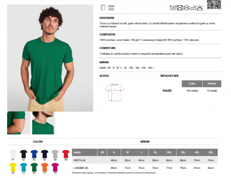 Tricou pentru barbati Atomic, nuanta portocaliu [3]