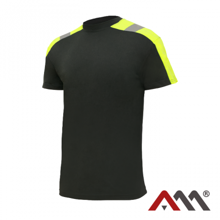 Tricou Reflectorizant - Tricou protectie Classwork cu benzi reflectorizante