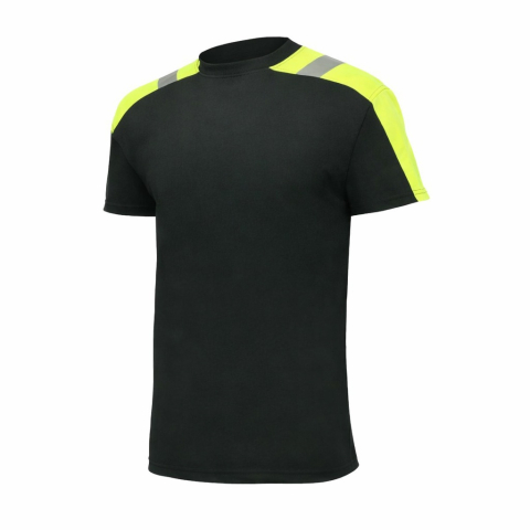 Tricou protectie Classwork cu benzi reflectorizante [2]
