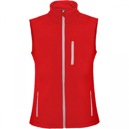 VESTA PROTECTIE - Vesta Softshel din 2 straturi cu interior polar cu benzi reflectorizante rosu