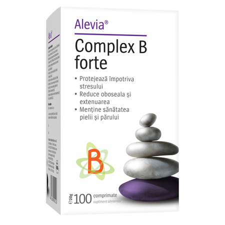 Vitamine - Complex B forte, 100 comprimate, Alevia
