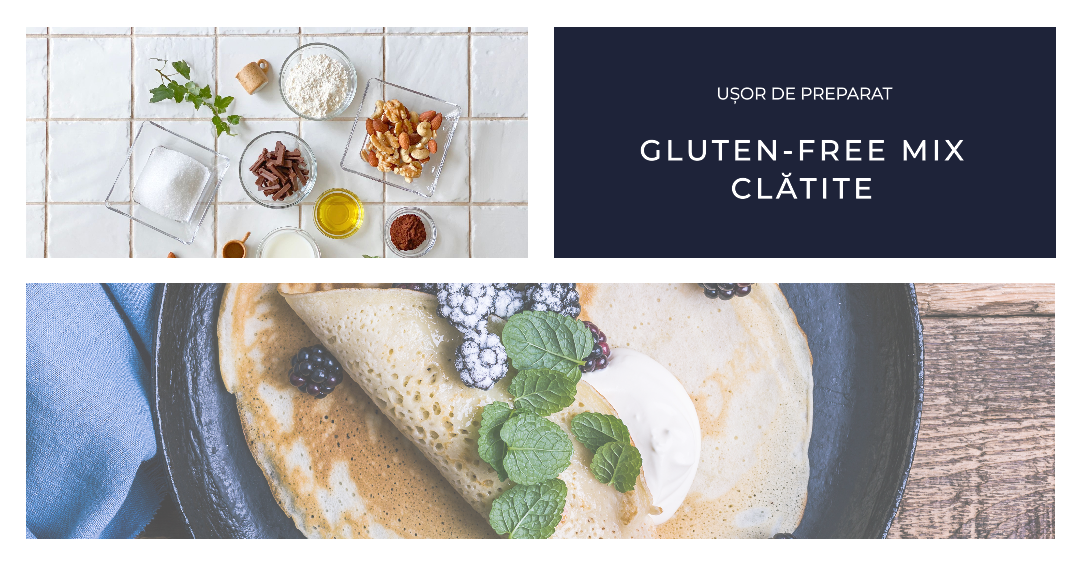 Noul amestec de făină pentru clătite fără gluten de la Mimen - Descoperă-l acum!