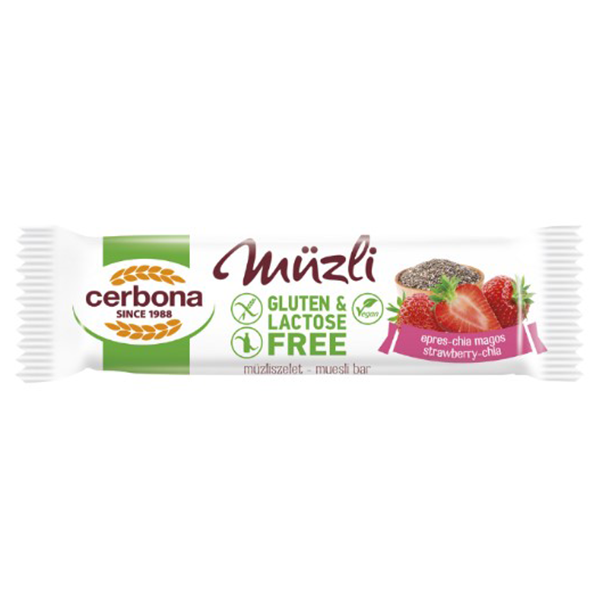 Baton Cereale fara Gluten cu Capsuni si Chia 35g [1]