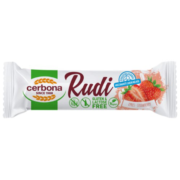 Baton din Ovaz fara Gluten cu Capsuni 30g [1]